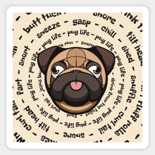 Pug Life Sticker